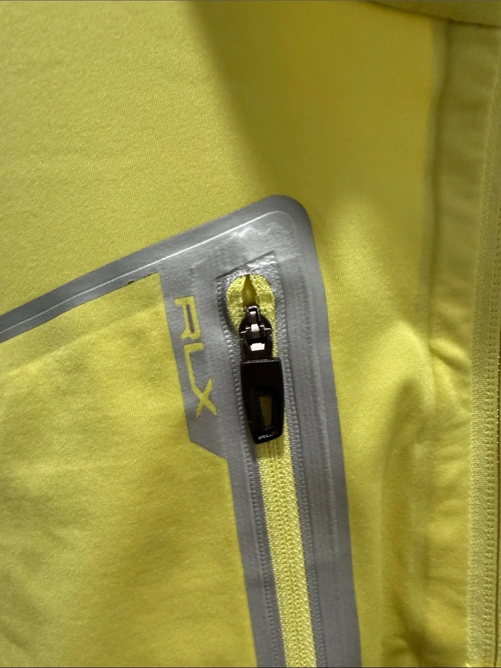 Polo by Ralph Lauren Men's High-Visibility Yellow Half-Zip Pullover
